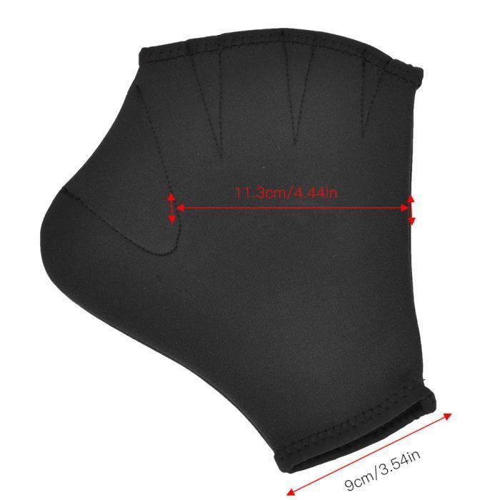Garosa swimming paddles, 1 pair of swimming paddles, diving gloves, webbed gloves for diving accessories, sports