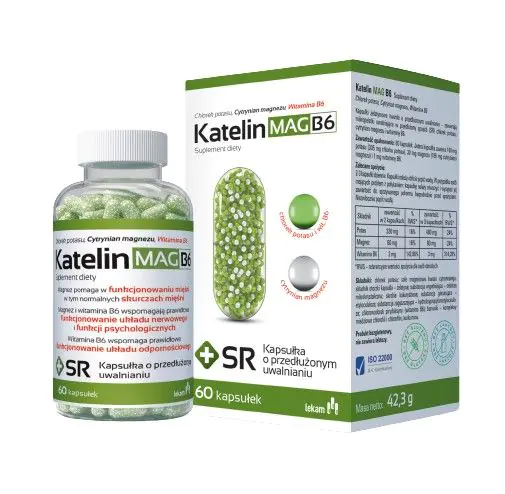 Katelin Mag B6+ SR Kapsułki
