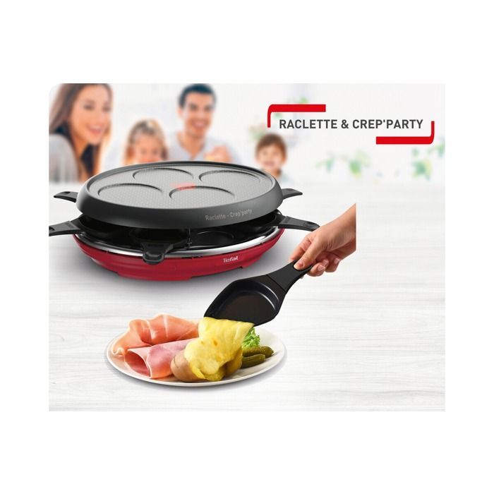 Tefal Raclette - Fondue Raclette Colormania rouge RE310512