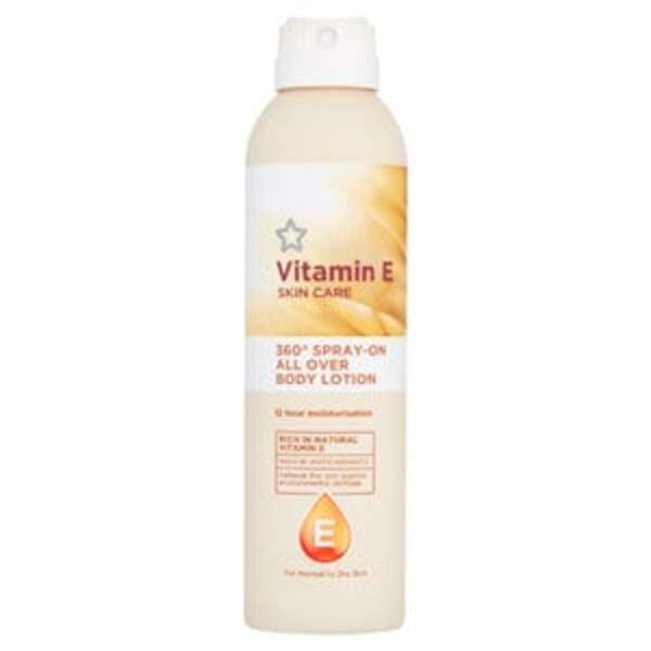 Fuktighetsgivende bodylotion med vitamin E spray 190 ml