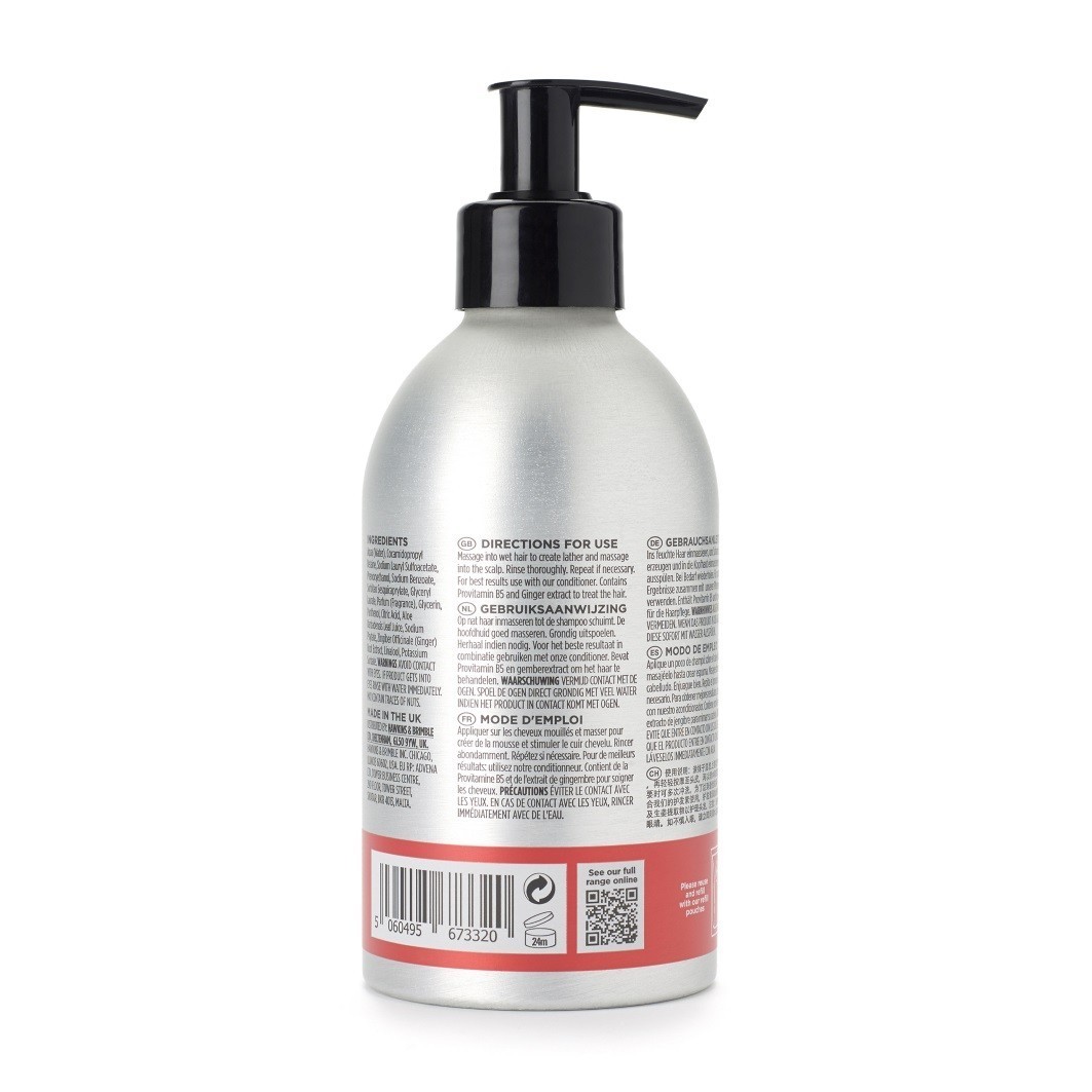 Hawkins & Brimble vlasový fluid, šampón Hawkins & Brimble, ekologický, plniteľný – 300 ml