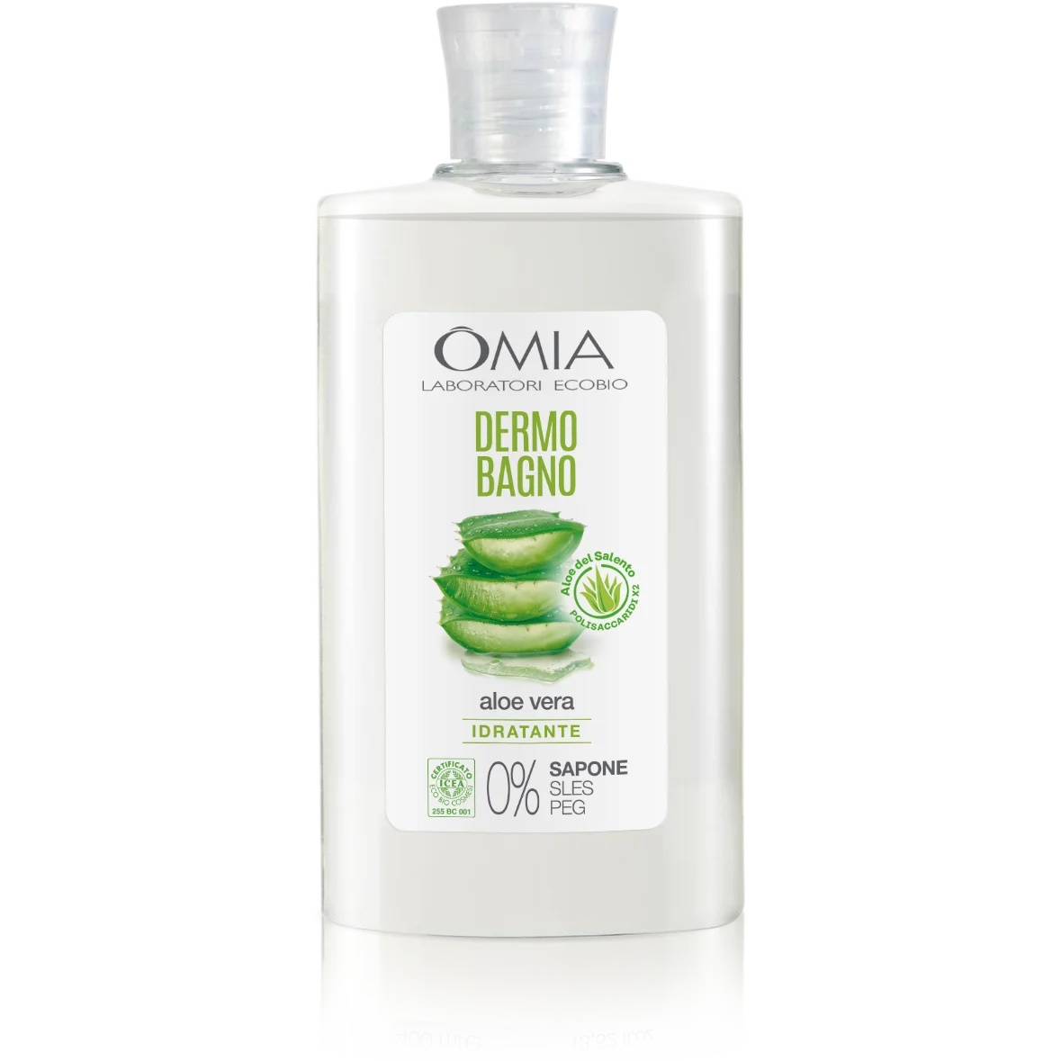 OMIA Omia Ecobio Dermobagno à l'aloe vera et à la vitamine E pour peaux sèches ou sensibles 400 ml