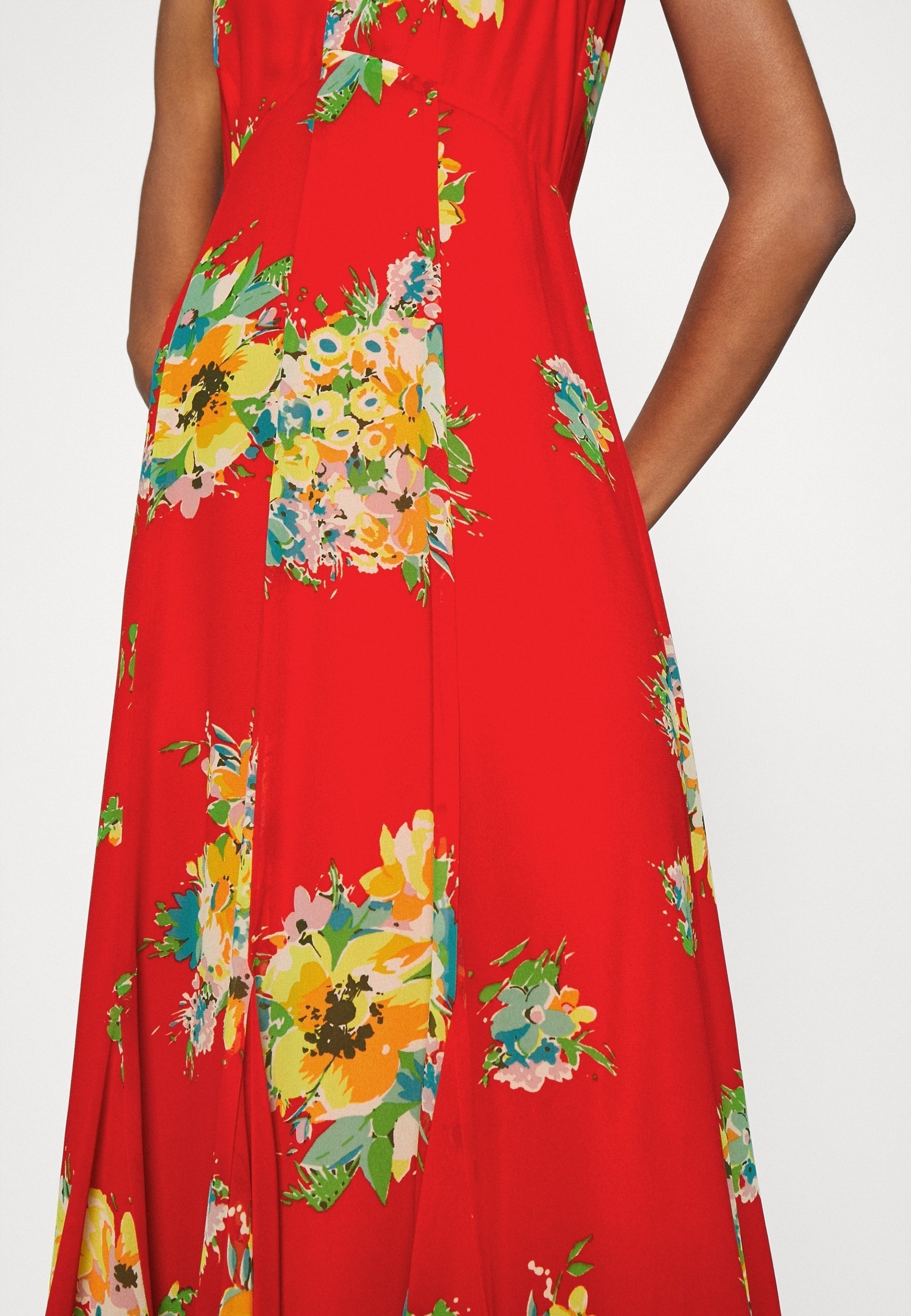 Abito lungo Lauren Ralph Lauren - rosso