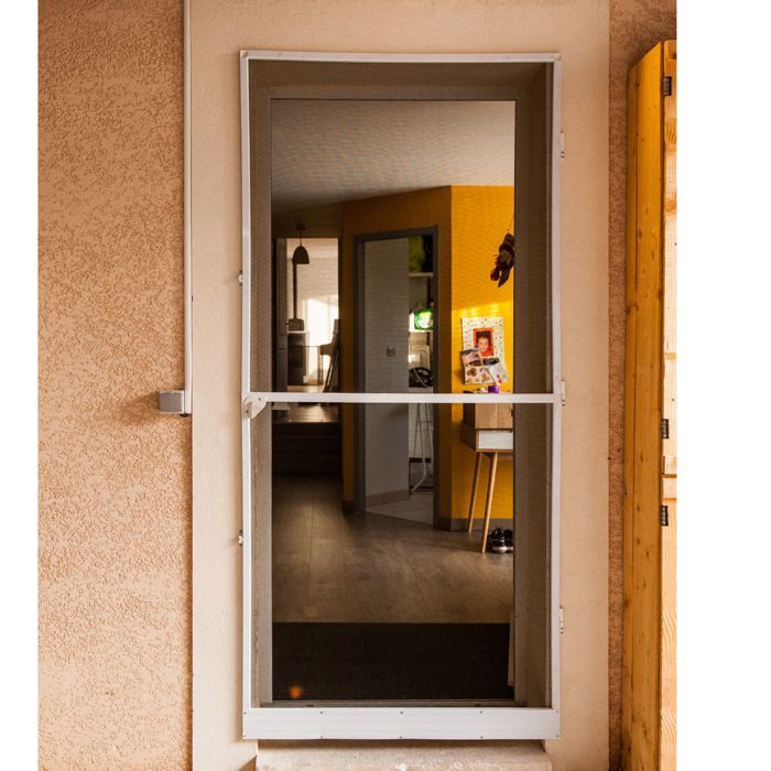 Puerta mosquitera con marco de aluminio Werka Pro, 100 x 225 cm