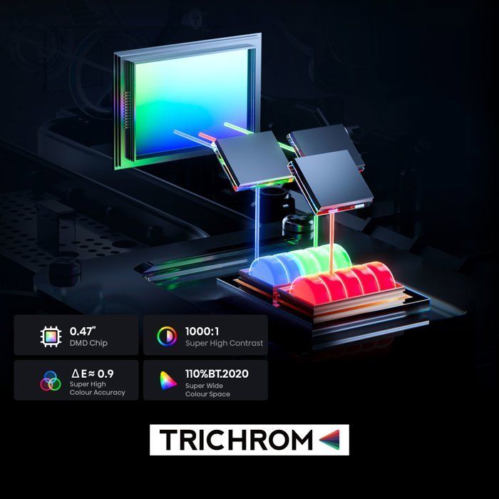 Videoproiettore - HISENSE - M2SE Pro - 4K UHD - Triplo laser tricromatico - 1150 ANSI lumen - Smart TV VIDAA - Dolby Vision