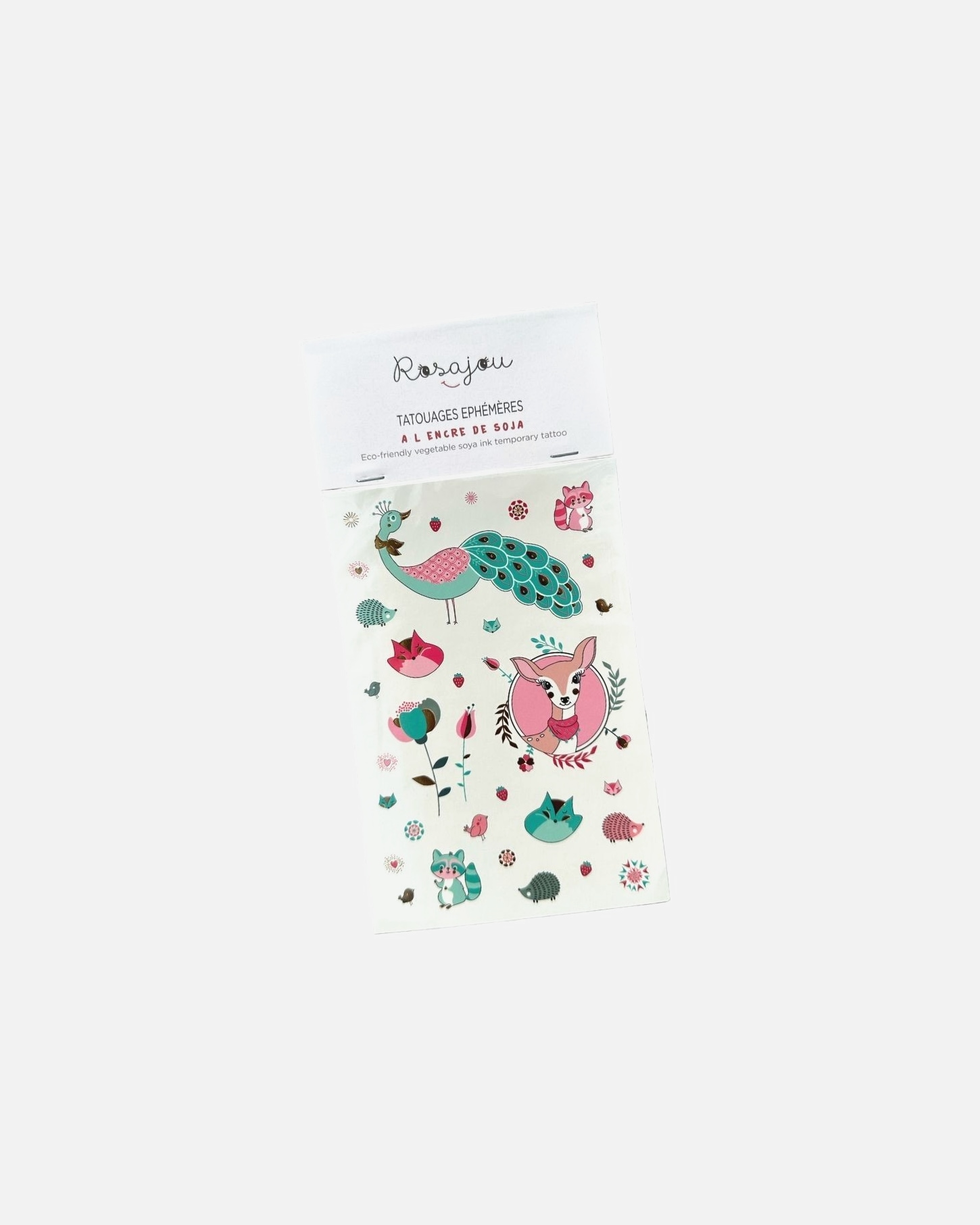 Rosajou Planche de tatouages Floral