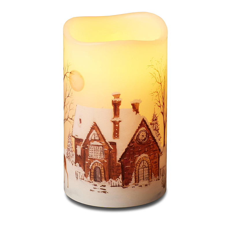 Vie Selected Cube-lampe 12,5 cm ø 7,5 cm LED-vokstrykktimer