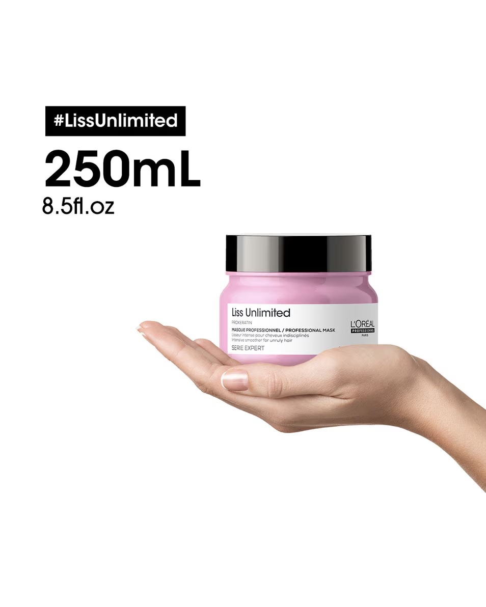 Μάσκα L'OREAL PROFESSIONNEL Liss Unlimited για ατίθασα και άτονα μαλλιά