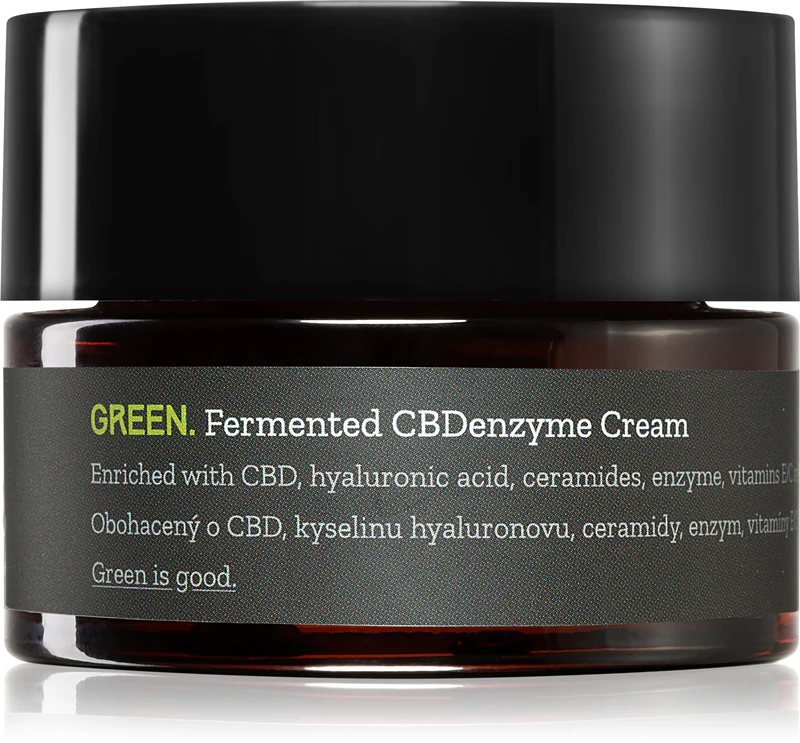 creme Canneff Green Fermented CBDenzyme é um creme intensamente rejuvenescedor com CBD.