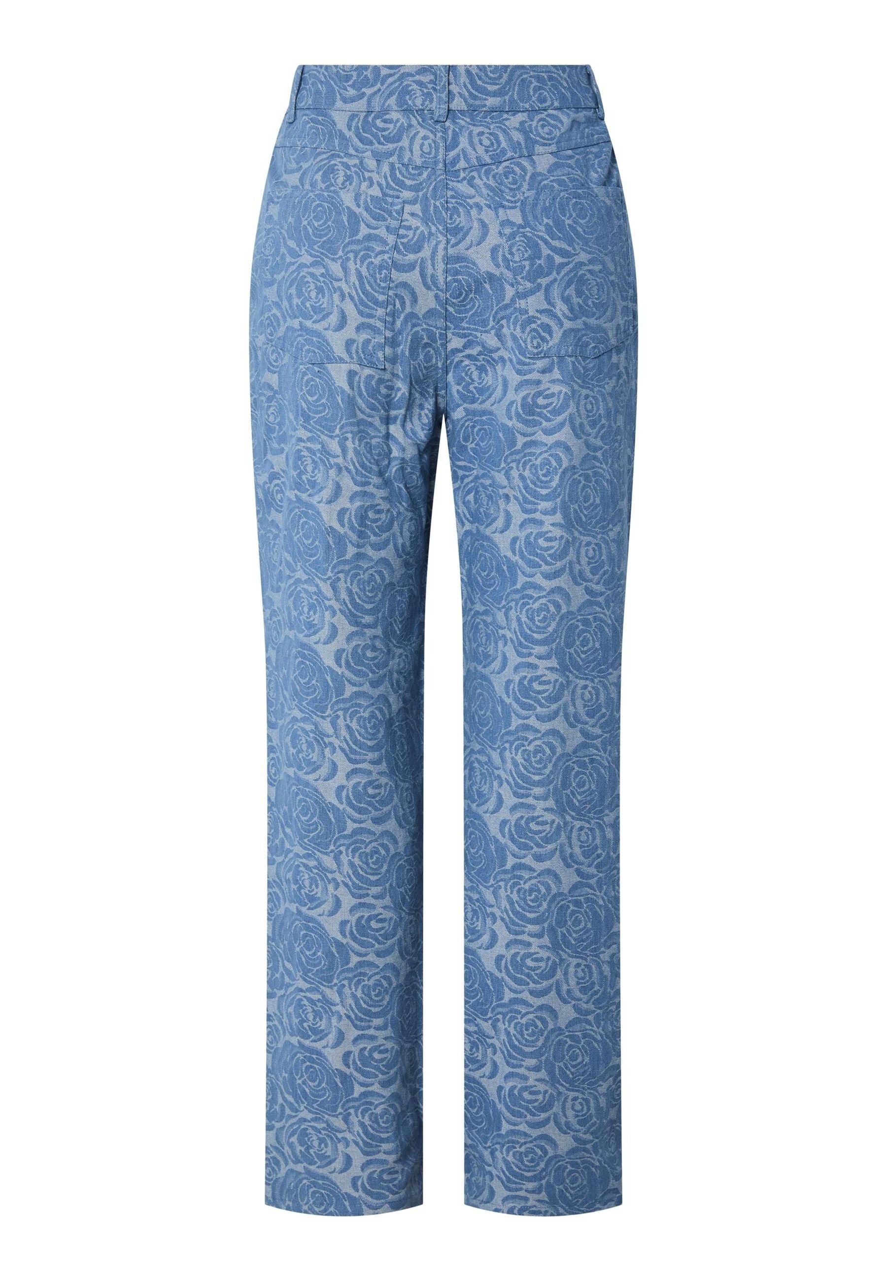 Jeans met relaxte pasvorm - blauw