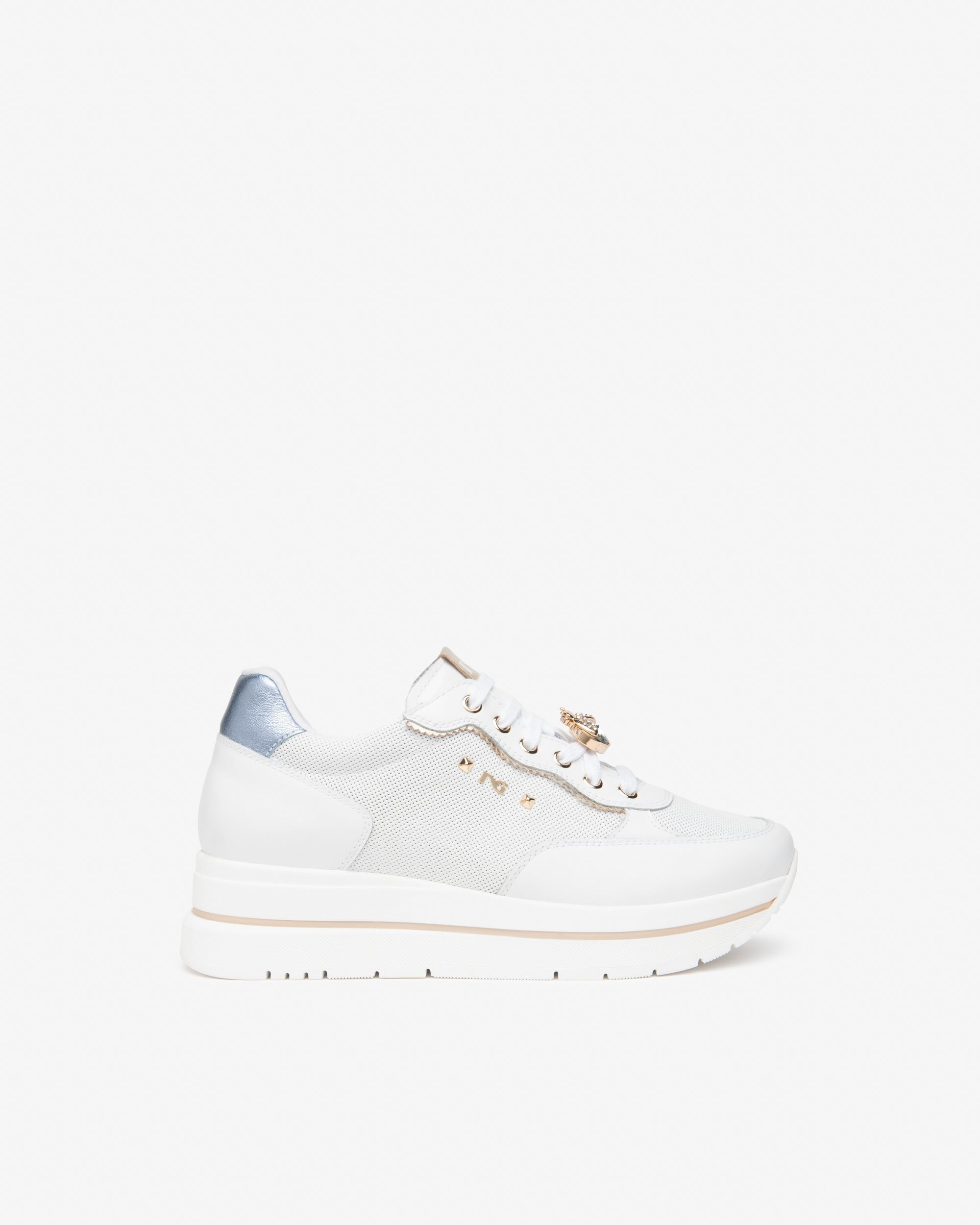  Damen-Sneaker aus Leder und Funktionsmaterial