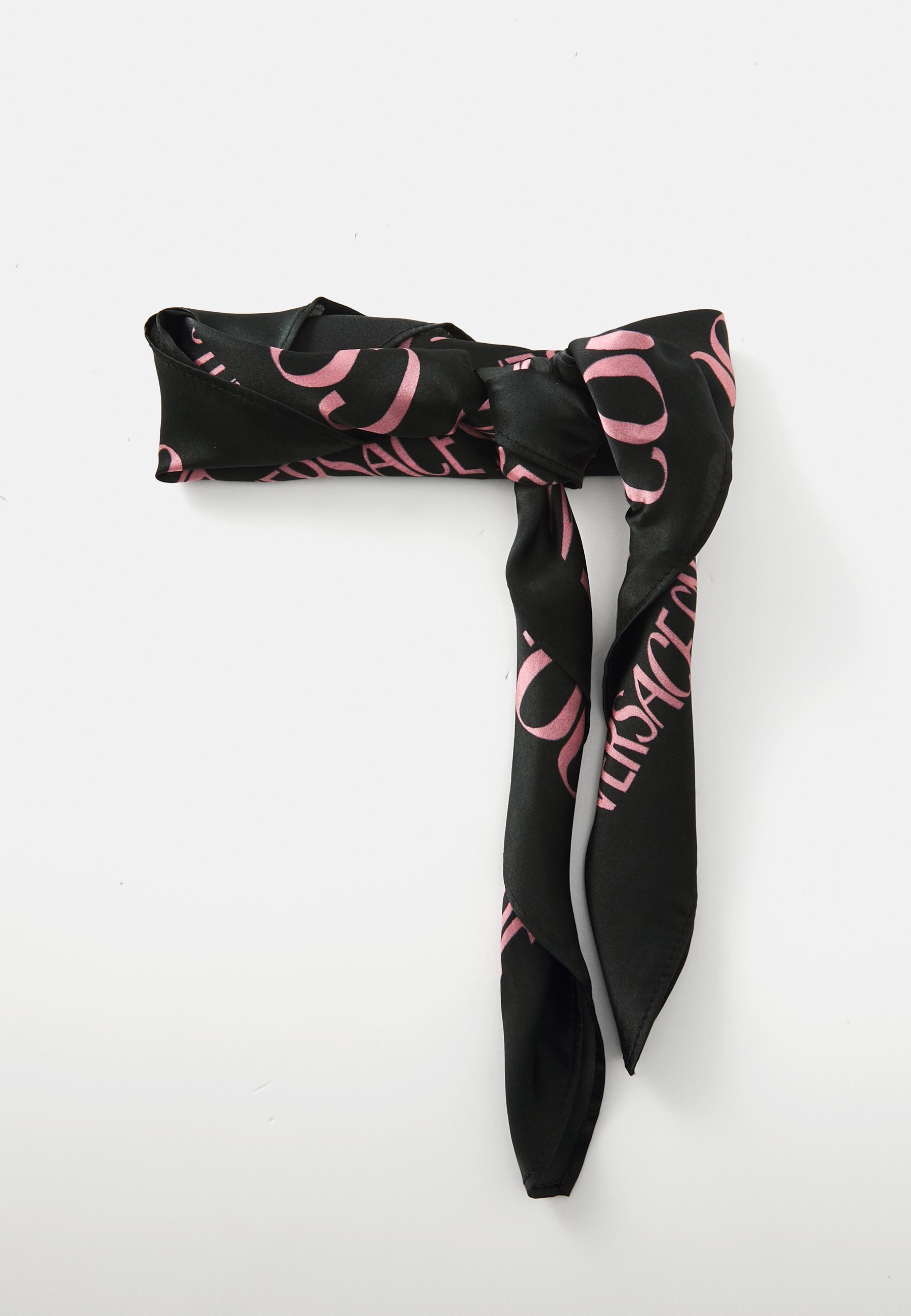 Versace Jeans Couture FOULARD 70X70 UNISEX - Foulard - black/dusty rose