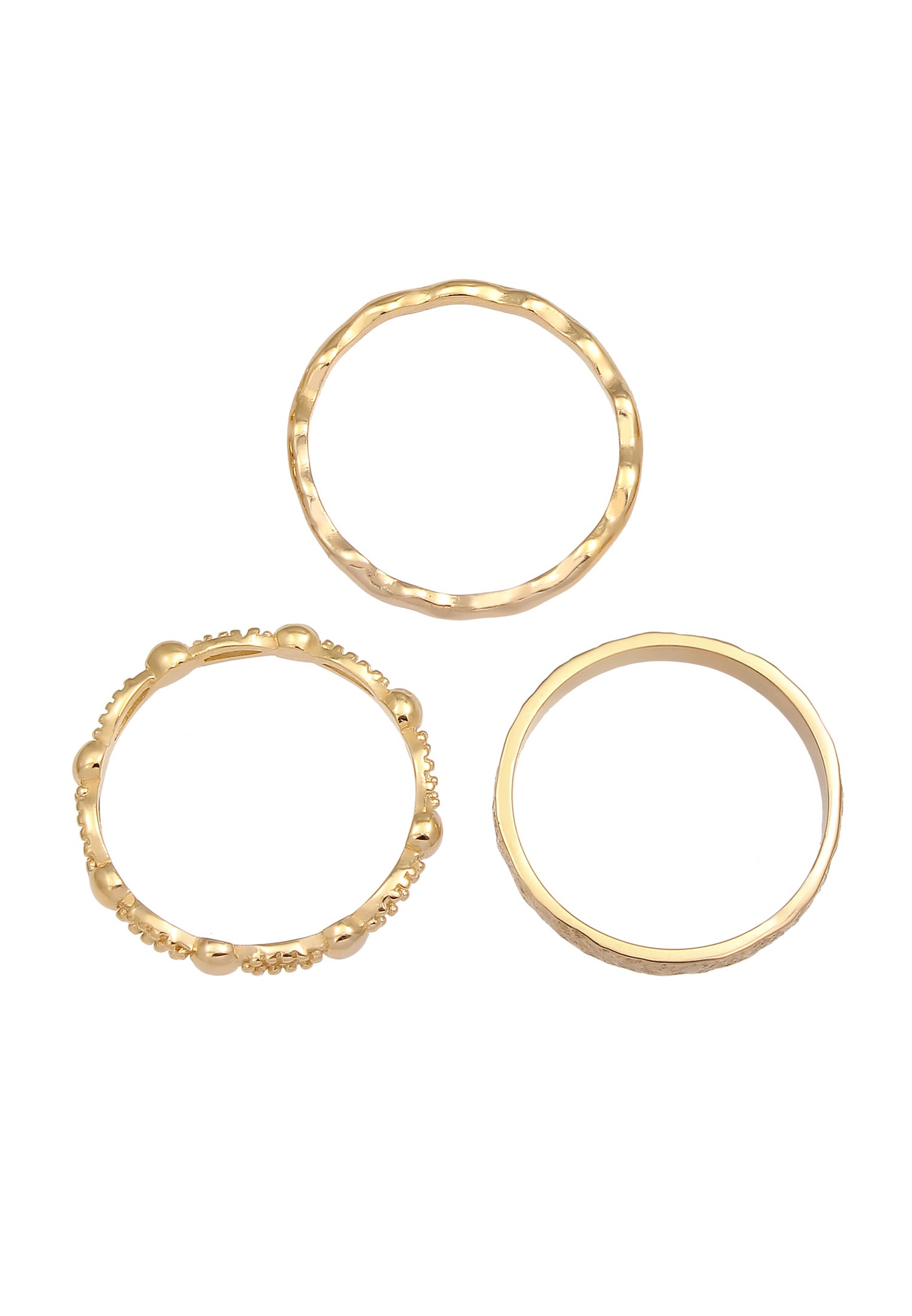 Elli Boule à vagues Bague pour dames en 925/1000 argent massif