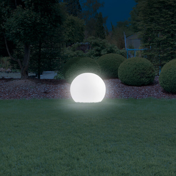 Sferă luminoasă LED inteligentă pentru exterior Calluna Solar, Ø 25 cm