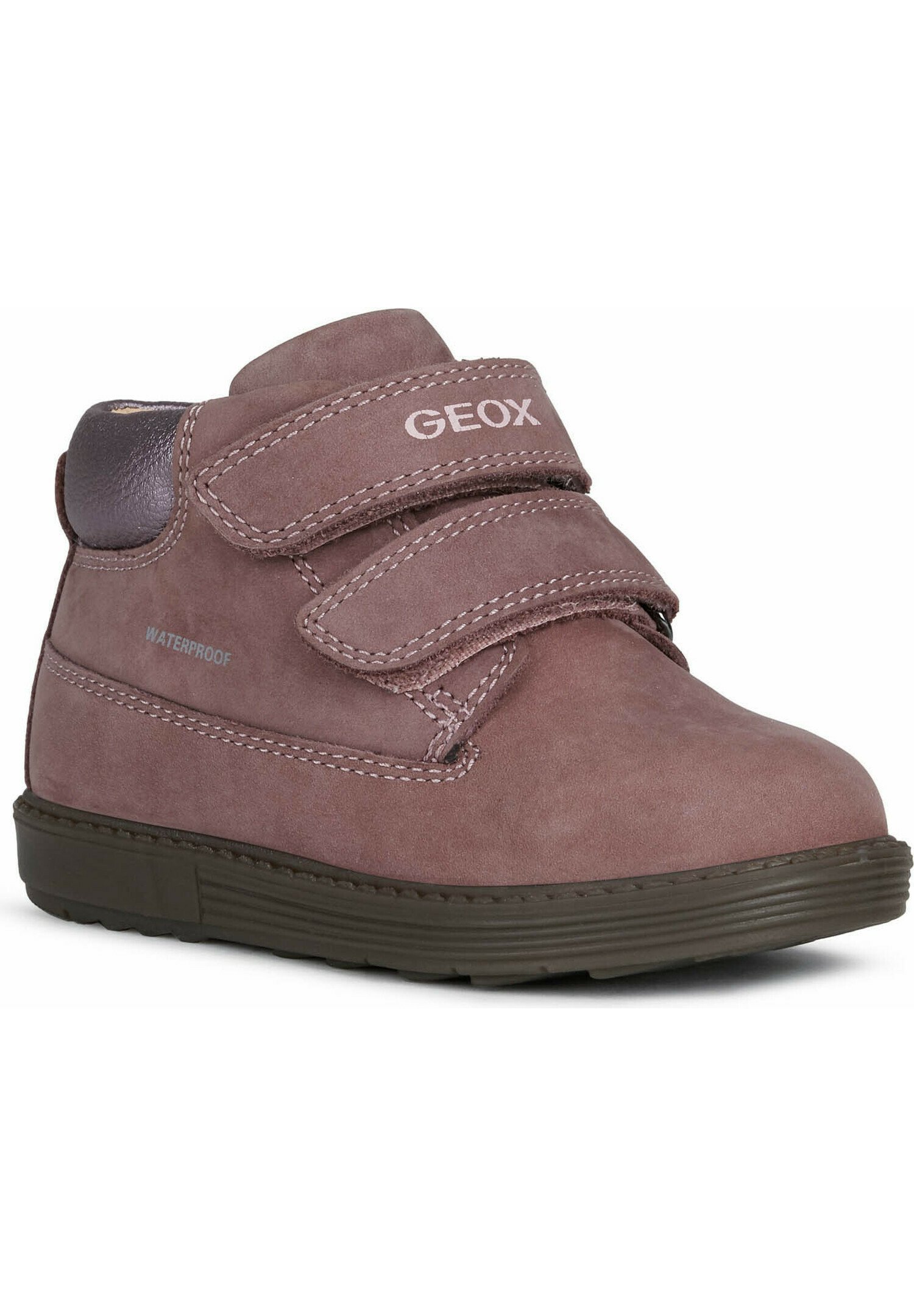 Geox Classic enkellaarsjes - donkerroze