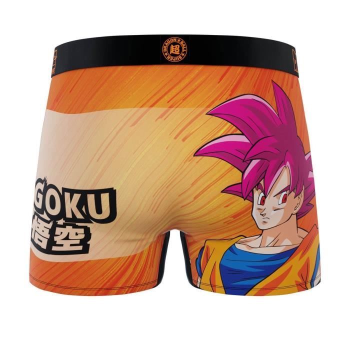 Dragon Ball Super 9 Men's Boxer Shorts - FREEGUN - Pink - Polyester and Elastane