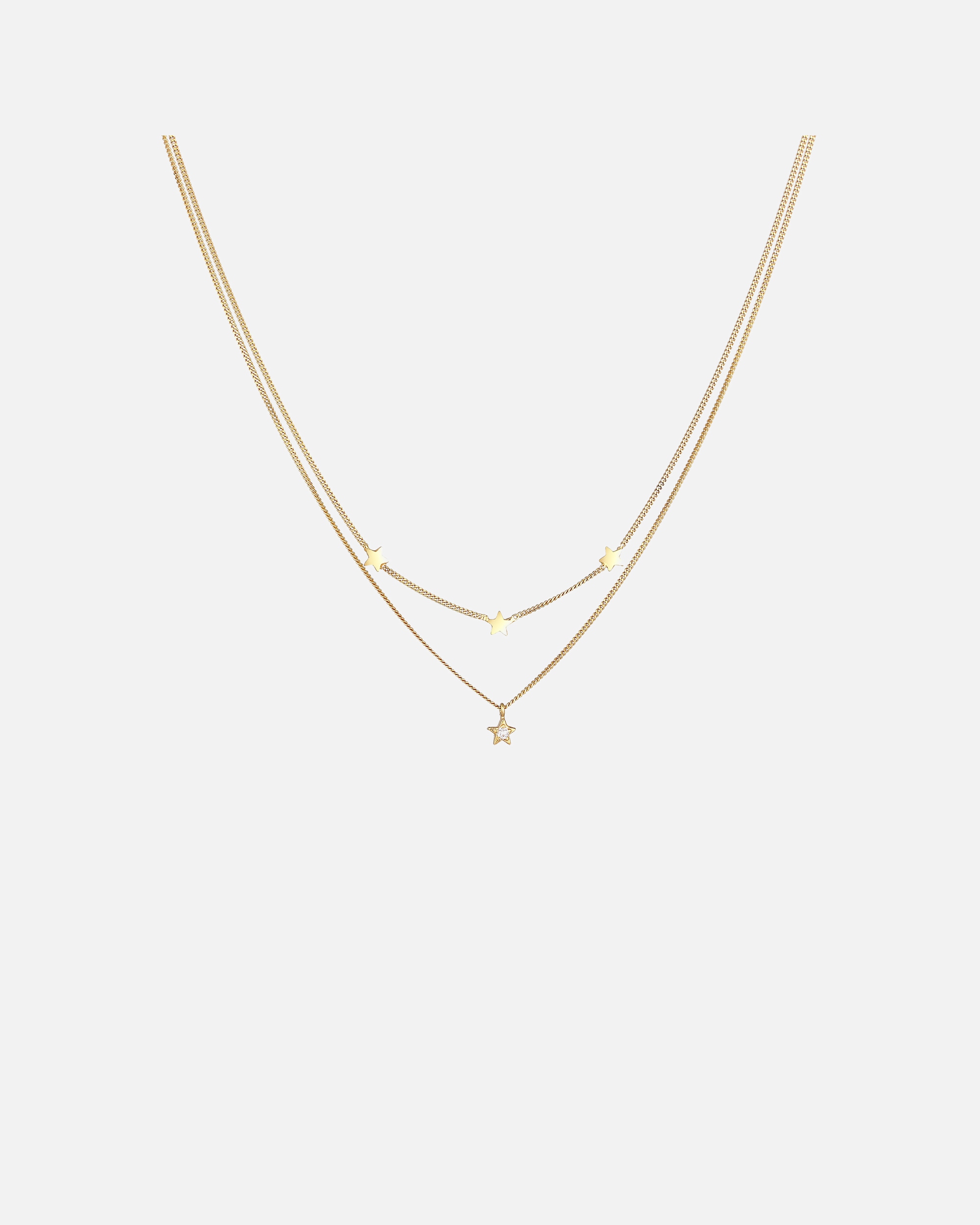 Elli Femmes couches pendentif étoile Astro avec cristal en argent sterling 925