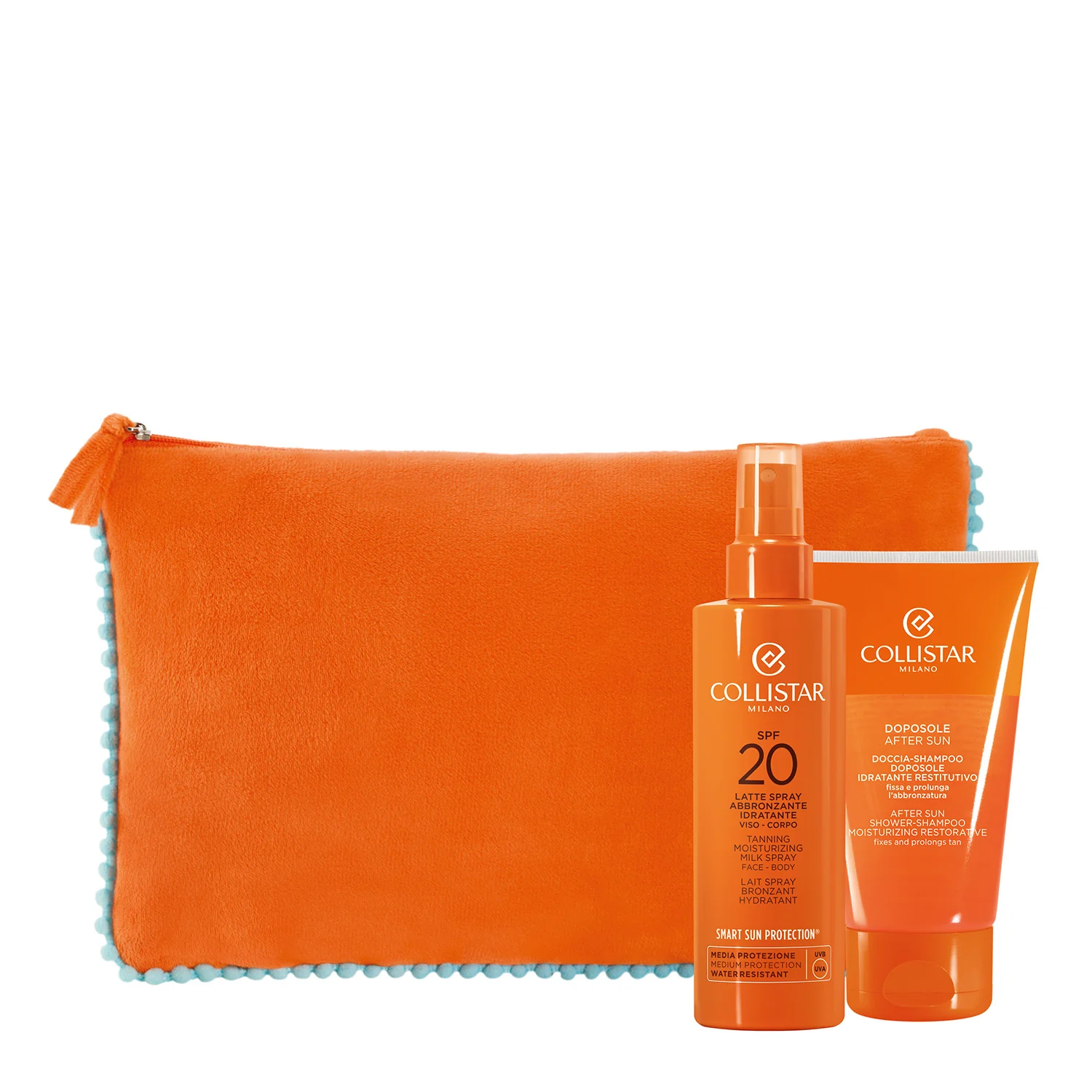 Abbronzatura Cofanetto Latte Spray Abbronzante Idratante SPF20 - Cofanetto Solare, Coffret Solare