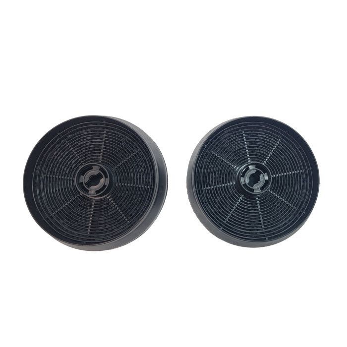 Paquete de 2 filtros de carbón ACM14 de 145 x 30 mm - Campana extractora - CANDY, ARISTON HOTPOINT, SOGELUX, AIRLUX, ROSIERES, BEKO, ELITAIR, GLEMGAS, AYA,