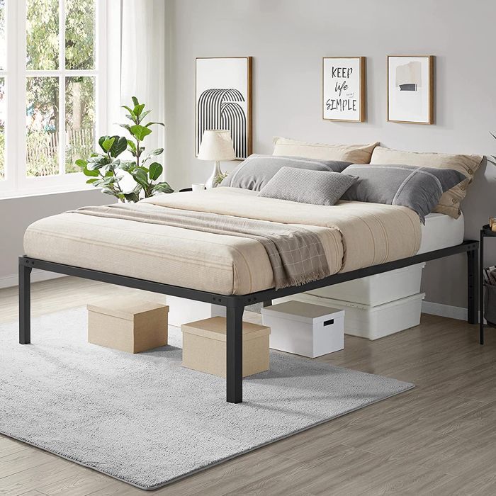 Conjunto de colchón y base de cama de 90 x 190 cm - COLCHÓN Y BASE DE CAMA