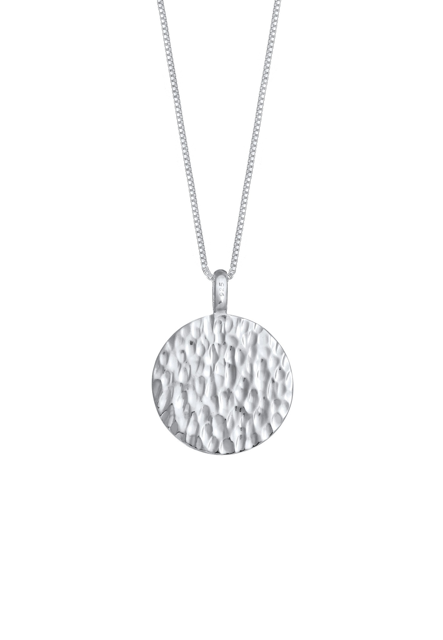 Elli Femme Pendentif Plaque de Monnaie en Argent Sterling 925
