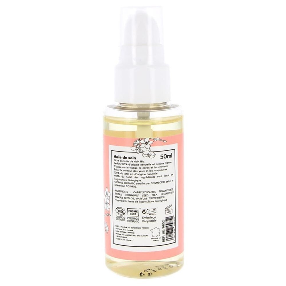 NIJIKO Huile de Soin Bio Multi-usages au Ricin