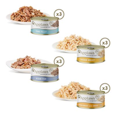 Applaws Adult Mixed Pack Cat Cans 70g