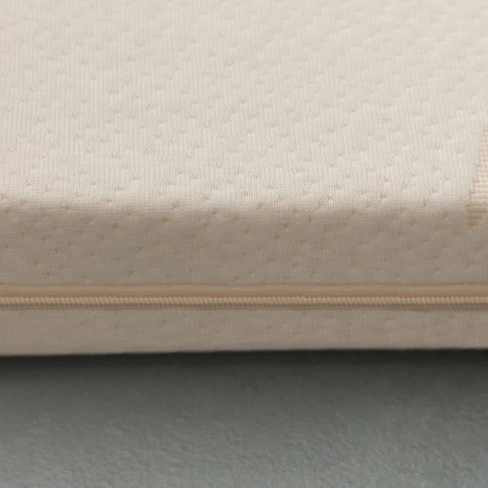 DODO Cubrecolchón Le Végétal - Funda desenfundable - 160x200 cm