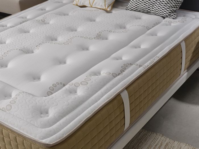 Materasso ibrido BLISS COMFORT 200x200 cm - Spessore 30 cm - 11 zone di comfort - Schiuma viscoelastica HR e molle