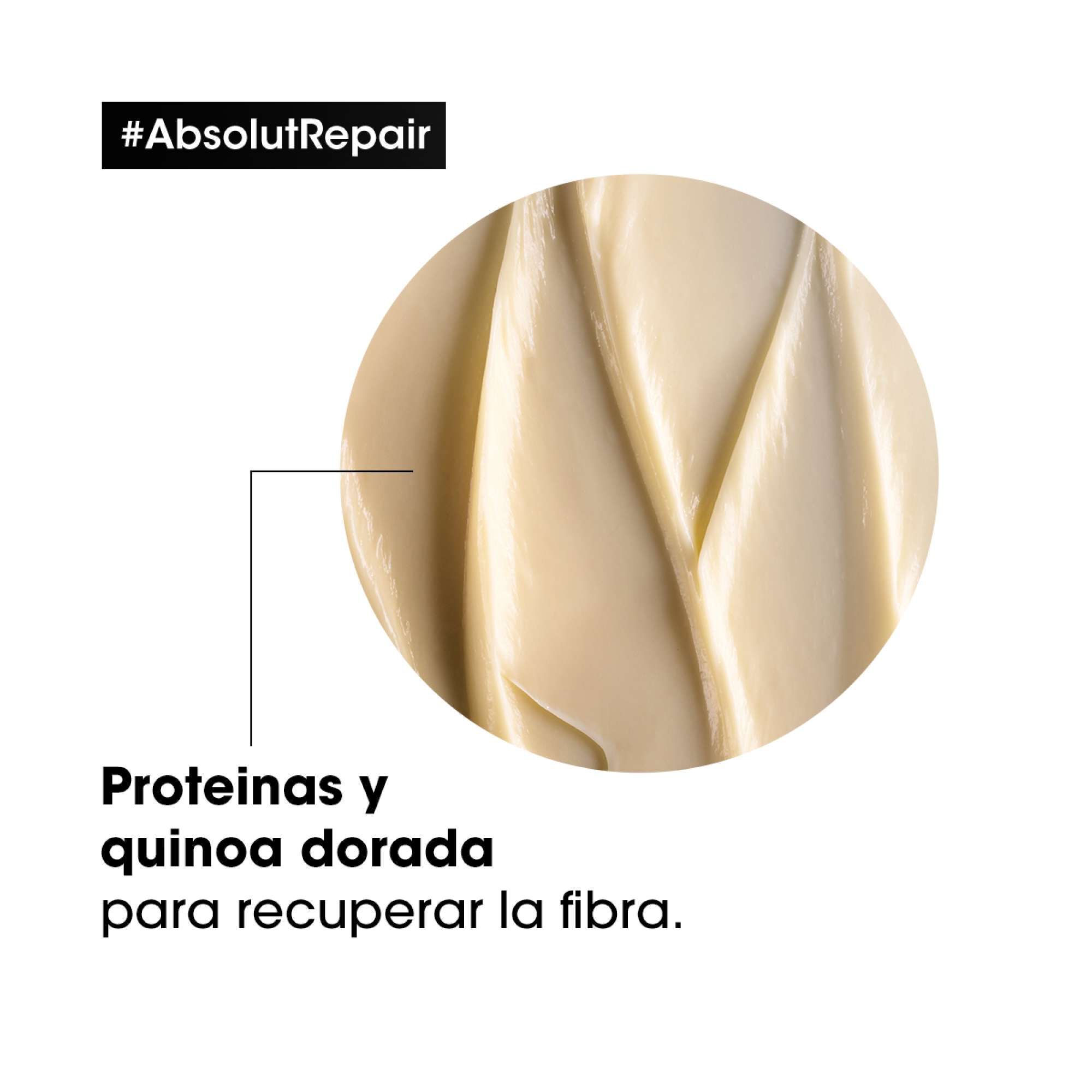 „Absolut Repair“ auksinės kinojos kaukė Plaukų kaukės