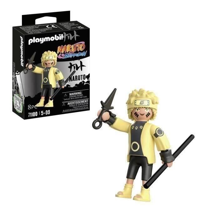 PLAYMOBIL 71100 Naruto Rikudou Sennin Mode, Naruto Shippuden, Figurine de Collection avec Accessoires, Dès 5 ans