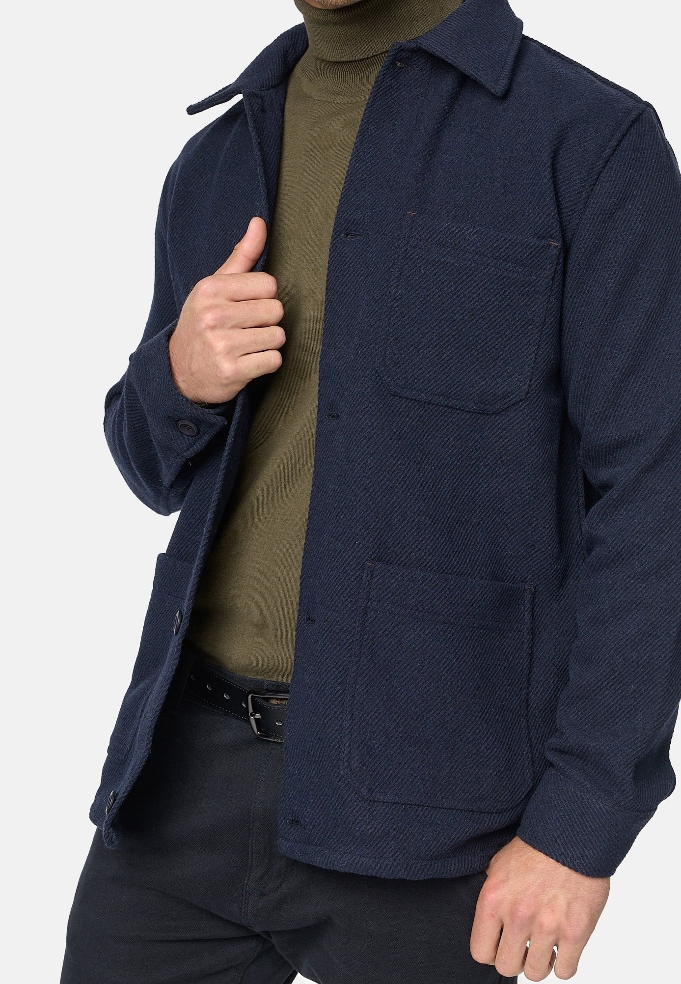 INDICODE JEANS Giacca leggera - blu scuro
