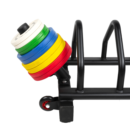 Stahlgestell mit Rollen für Ø 50 mm Gewichtsscheiben Gladiatorfit