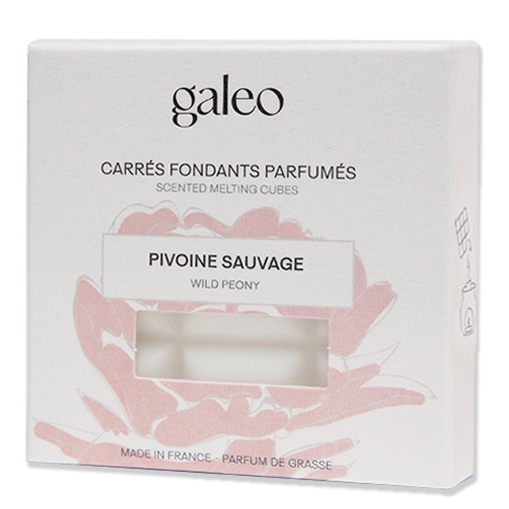 Galeo Carrés fondants parfumés pivoine sauvage