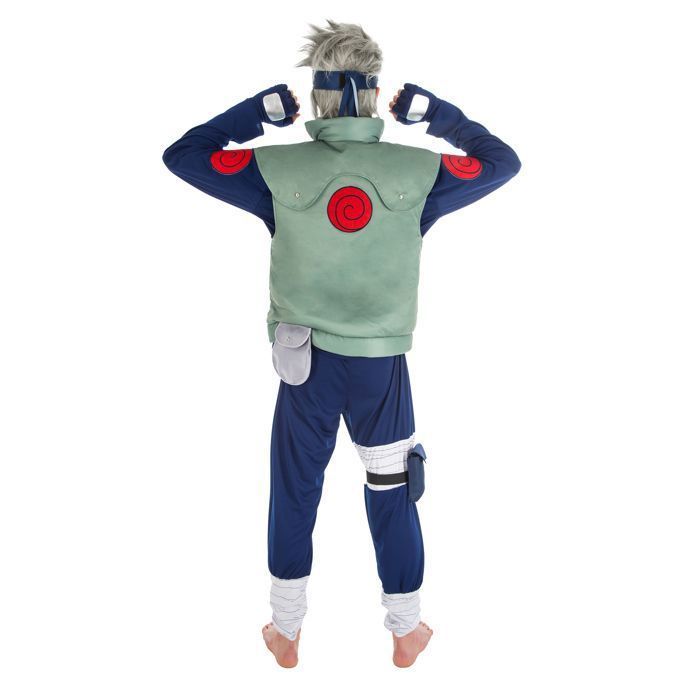 Fantasia - CHAKS - Kakashi Naruto - Menino - Idades 3 a 10 - Produto Oficial Licenciado