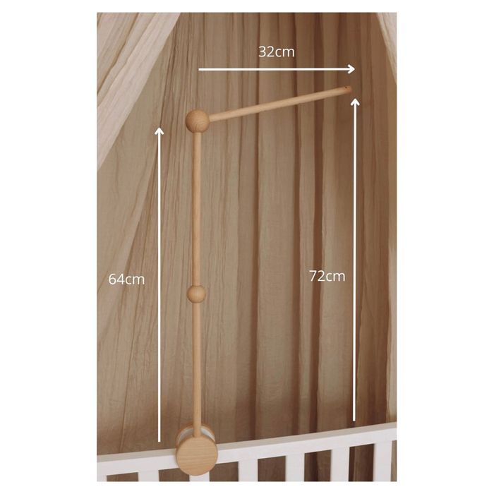 Support pour mobile en bois
