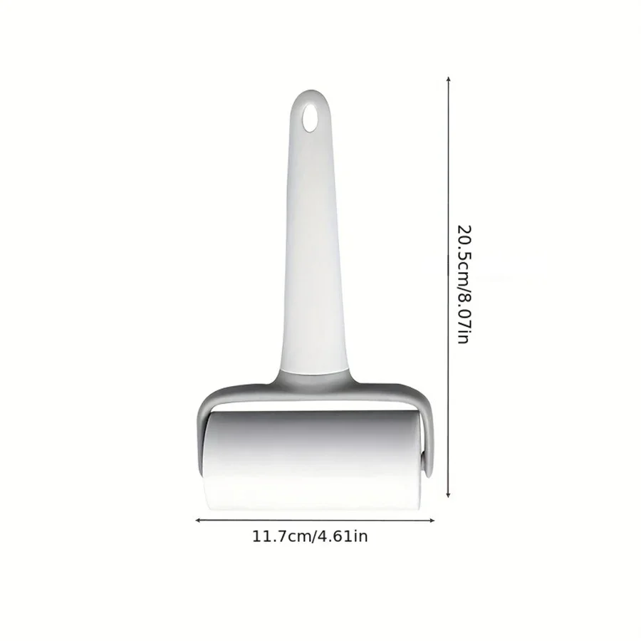 Rouleau à pâtisserie manuel avec poignée (1 pièce), rouleau rectangulaire pour la cuisson domestique, la préparation de pâtes à raviolis et autres préparations à base de pâte à pâtes.