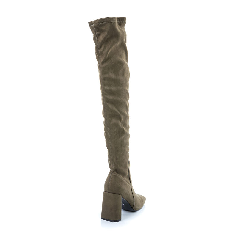 Grüne Damenstiefel