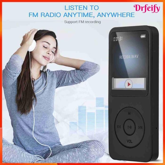 Lettore MP4 - AKOZON - MP3-01 - Schermo TFT da 1,77 pollici - 16 GB - Bluetooth 5.0