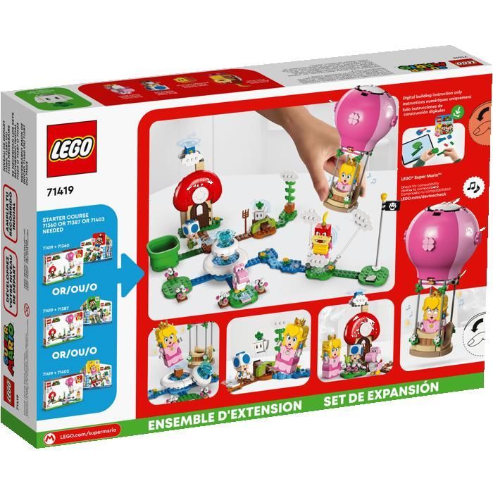 LEGO Super Mario 71419 Peach's Tuin Ballonvaart Uitbreidingsset Cadeaus Speelgoed Verzamelobjecten 7+