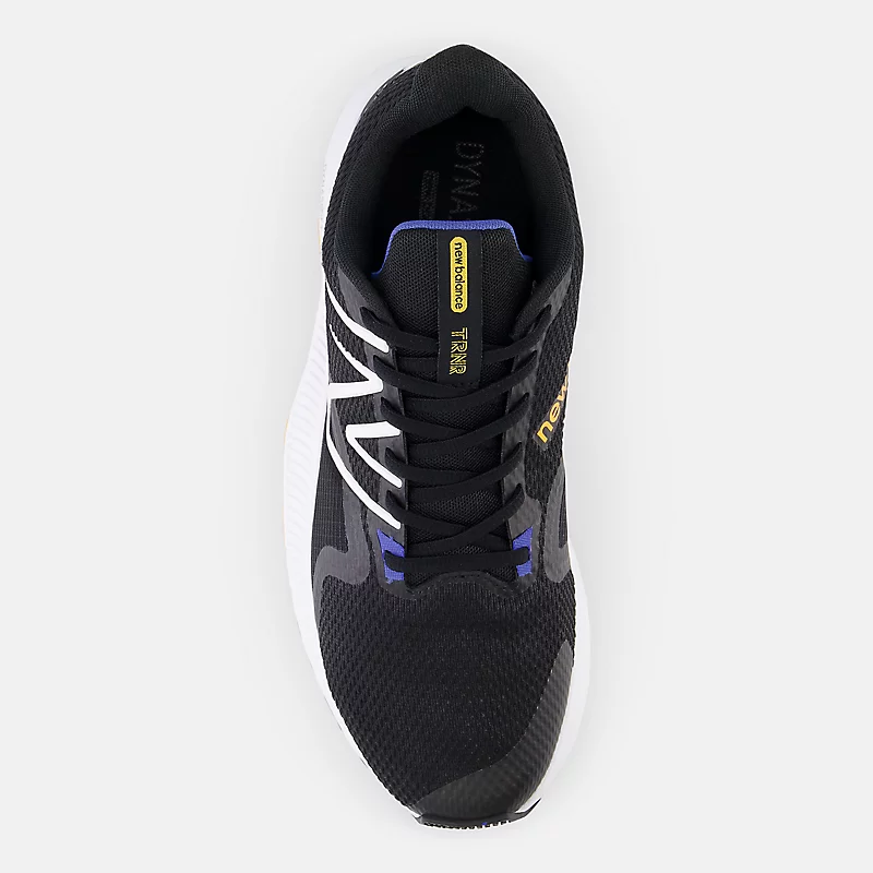 DynaSoft TRNR V2 for Men – Black with Sea Blue and Hot Marigold