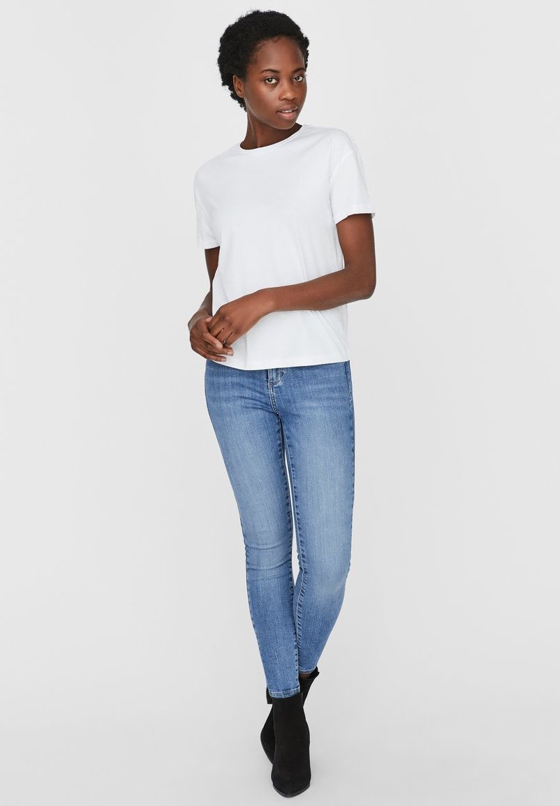 Noisy May Basic T-shirt - bright white