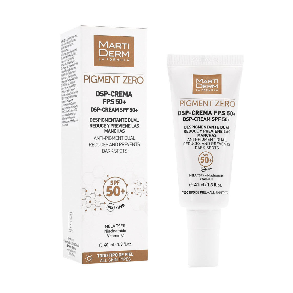 MartiDerm Pigment Zero DSP-voide SPF50+