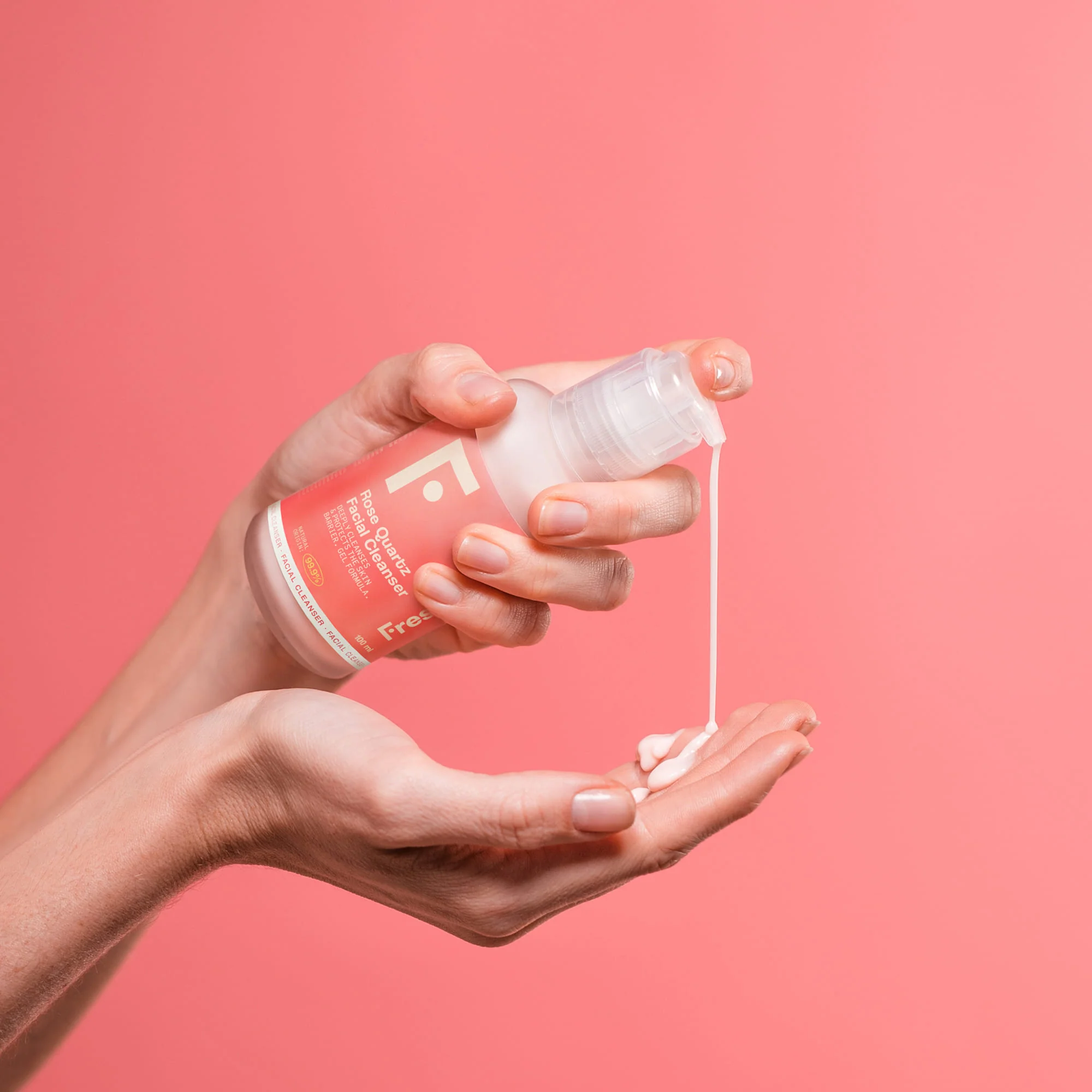 Viso Rose Quartz Facial Cleanser - Gel detergente viso