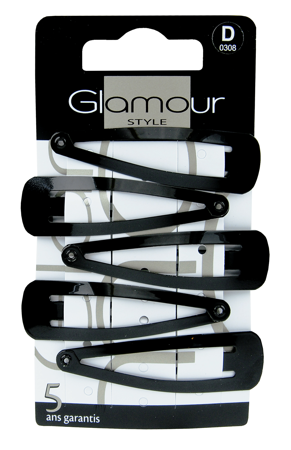 Pinces à cheveux glamour (lot de 5)