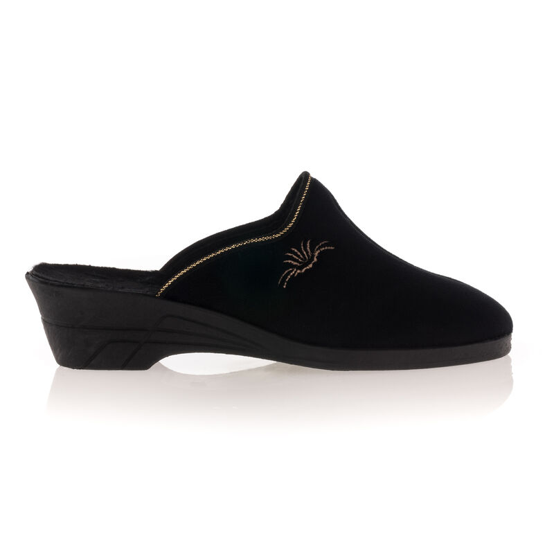 Women's Black Slippers