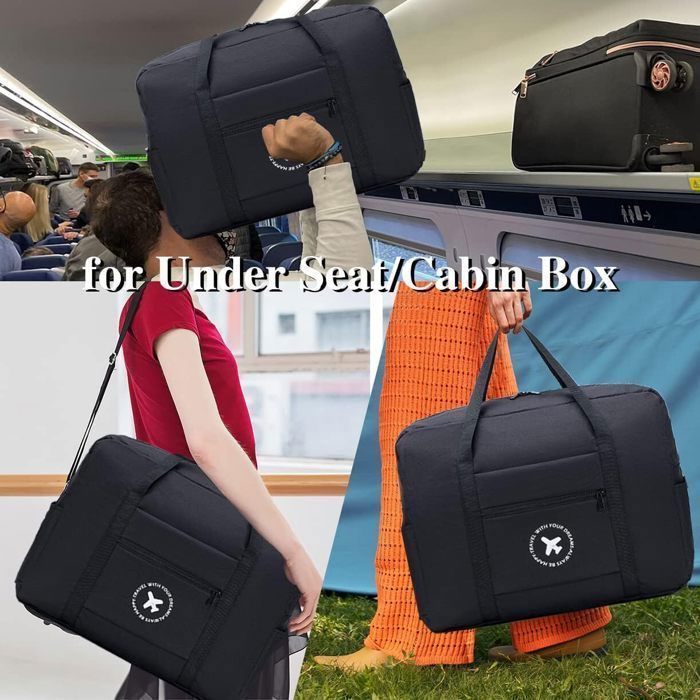 Bolsa deportiva plegable - HAUTSTORE - 45x36x20cm - Gris - Multiusos - Ideal para viajar