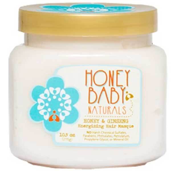 Honey Baby Naturals Mézes és Ginzenges Energizáló Hajmaszk
