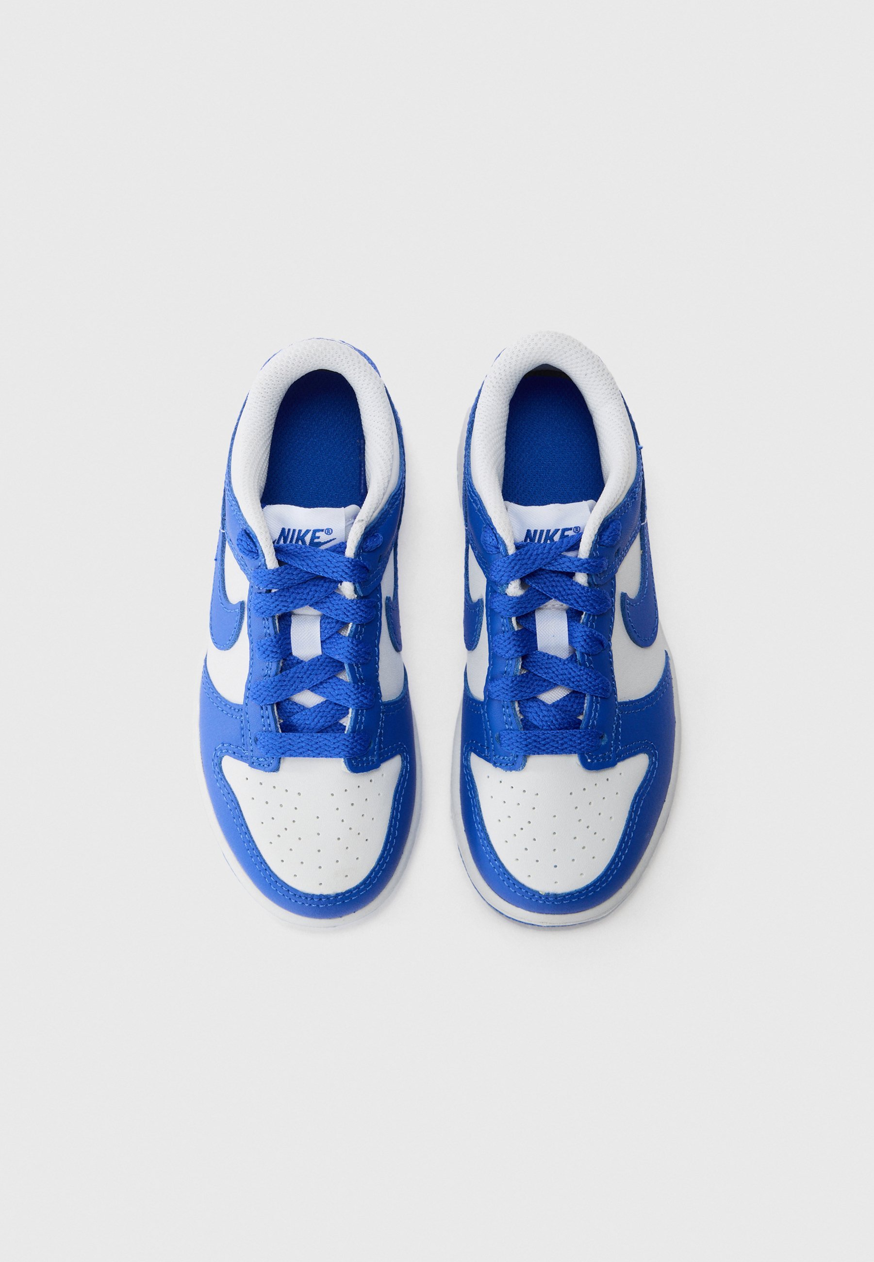 Nike Sportswear DUNK LOW UNISEX - Sneakers - wit/hyper royal-hyper royal