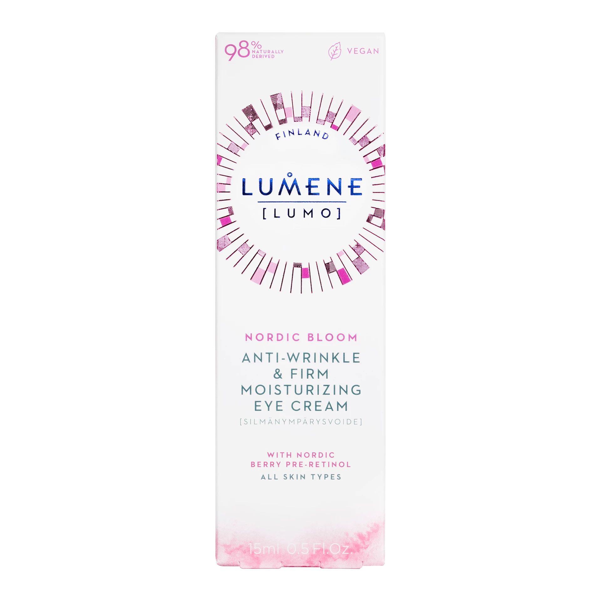 Nordic Bloom hidratantna krema za oči protiv bora i učvršćivanje kože 15 ml - Lumene